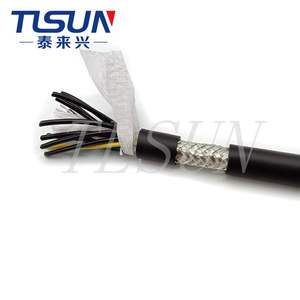 Câble certifié CE HF-CY 12X0.75MM² avec <span class=keywords><strong>gaine</strong></span> de protection pour chaîne porte-câbles et couche de blindage tissée. - Product Image 5