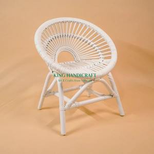 Chaise vintage en rotin biologique de haute qualité au design moderne pour chambre d'enfant, cuisine, décoration d'intérieur, vente en gros pour l'extérieur - Product Image 2