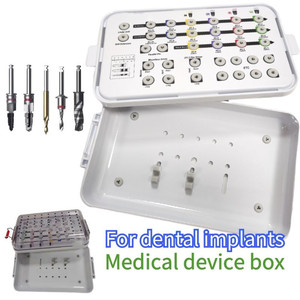 Medical Equipment <b>Case</b> PPSU Material Shockproof Box For Dental Implant <b>Tools</b> With ABS Lining Matte Surface OEM Customizable - Product Image 4