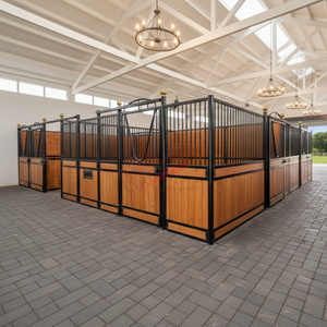 Zuinige Bamboe Board Paard Stal Verplaatsbare Geprefabriceerde Schuur Voor Paardensport Club En Ranch - Product Image 5