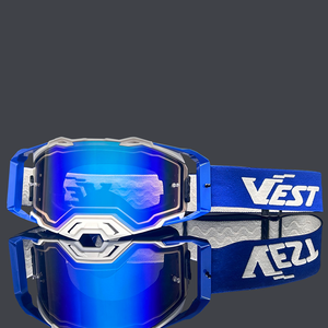 मोटरसाइकिल मोटोक्रॉस गोगल प्रदान करते हैं अनुकूलन स्ट्रैप लोगो एंटी स्क्रैच - Product Image 1