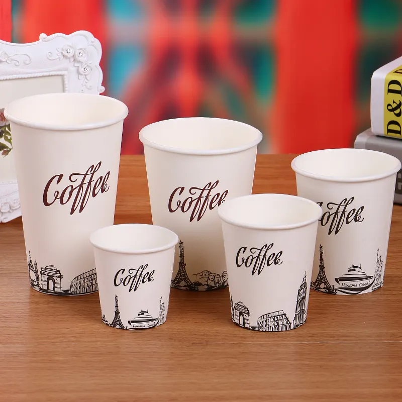 Çin makine imalatı tek kullanımlık pişirme toplu 3 6.5 oz kağıt bardaklar pakistan sıcak kahve için