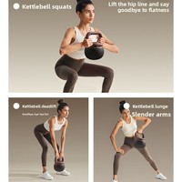 Kettlebells de fitness - Kettlebells souples pour femmes : entraînement à domicile, tonification des fessiers, squats, soulevés de kettlebell, haltères
