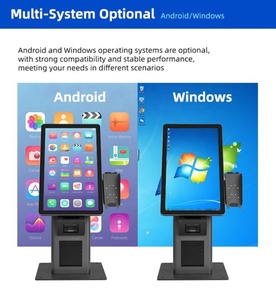 Tùy chỉnh mẫu thiết kế 21.5 ''Màn hình linh hoạt Máy in nhiệt triển lãm thương mại <span class=keywords><strong>kiosk</strong></span> Internet tự dịch vụ <span class=keywords><strong>kiosk</strong></span> cho triển lãm - Product Image 6