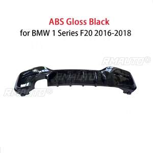 Difusor de Parachoques Trasero Negro Brillante ABS, Alerón, Divisores para BMW Serie 1 F20 M Sport M135i M140i 2016-2018, Estilo Automotriz - Product Image 2