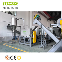 Máquina Automática de Lavado de Botellas y Contenedores de HDPE/LDPE, Línea de Lavado de Residuos de HDPE con Máquina de Lavado por Flotación de HDPE