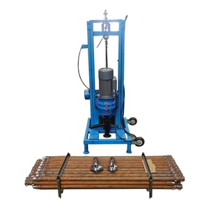 Foreuse de sol électrique portable 130m 22hp, machine de forage sur chariot <span class=keywords><strong>pour</strong></span> puits d'eau - Product Image 6