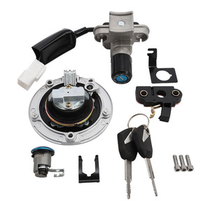 Kit de clés de contact, de serrure de réservoir et de bouchon de carburant TCMT compatible avec <span class=keywords><strong>Kawasaki</strong></span> Z125 Pro 2017-2023, pièces de rechange pour moto XF-28113 - Product Image 3