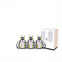 Station de recharge pour véhicules électriques 7kW/22kW/120kW, nouvelle station de recharge rapide DC Ganzhong GZ-DC-480T pour véhicules électriques, entrée 380V+15%, 250A, pistolet unique, OCPP 1.6, chargeur rapide DC Combo EVSE