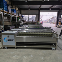 Automatische fruit- en groenteschilmachine voor wortelen en gember