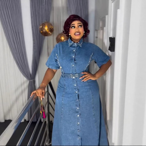 zimmermann denim dress Sequin Embellished Denim Dress main image 1