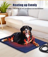 Coussin chauffant réglable pour animaux de compagnie, pour chat et chien, pour garder au chaud