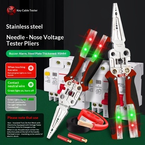 Key Card with Measuring Pointed Pliers Electrician Special 16-in-One Multi-Functional Cable Cutter Wire Crimping Stripping Wire - Product Image 1