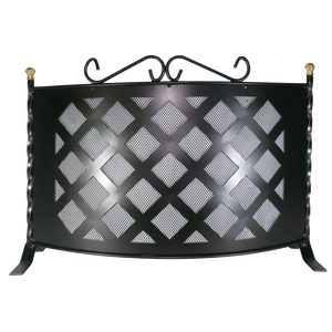 Grille de protection incurvée extra large 70x55cm pour cheminées - Product Image 1