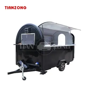 Tianzong T32 Factory Supply Koffie Winkelwagen Mobiele Voedsel Vrachtwagen Trailer Koffie Kleine Voedsel Trailer Met Ce, Iso Certificering