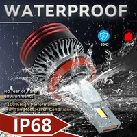 Lampu depan Led untuk mobil garansi 18 bulan M8 Pro H13 lampu depan Led 12V lampu kepala Bombillos Interior lampu bohlam Led mobil