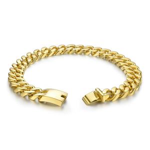 Gargantillas de cadena de eslabones grandes para mujer, joyería de acero inoxidable chapado en oro de 18K de alta calidad, collar llamativo PM183014 - Product Image 2