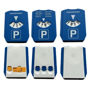 Disco de estacionamiento portátil para coche y motocicleta, temporizador de plástico con pantalla de hora de llegada para aparcamientos - Product Image 2