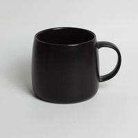 Tasse à café en céramique grande capacité 450 ml avec logo personnalisé, cadeau d'entreprise, mug pour la rentrée scolaire, couleur unie