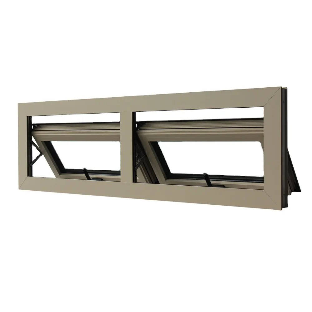 Aluminium Glass High attitude LOW E Aluminum Stainless Steel Awning Window with multi-point lock