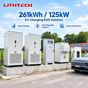 Système de stockage d'énergie solaire industriel LITHTECH 125 kW 261 kWh 250 kW avec port générateur et EMS intelligent - Product Image 2
