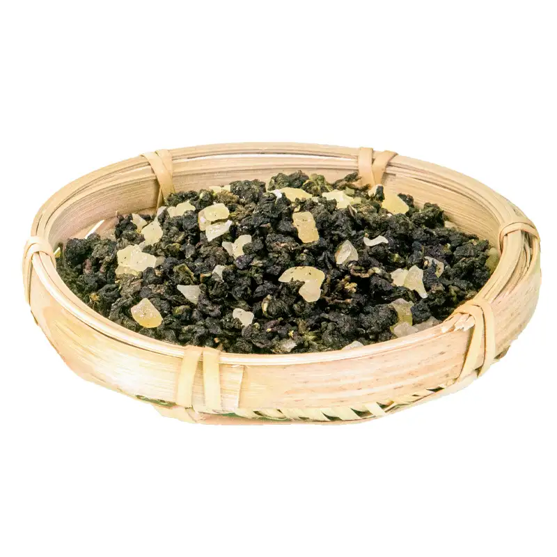 DLF02-1 private label organic dried fruit tea loose leaf White Peach Oolong tea, flavor Tea