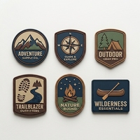Vente en gros d'usine : Écussons PVC personnalisés écologiques, badges logo 3D en caoutchouc, étiquettes en silicone imperméables pour vêtements, sacs à dos et chapeaux