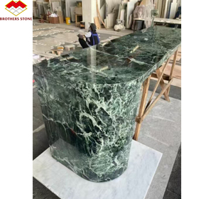 חם מכירה באיכות טובה פרדאס ירוק אבן שיש אבן ירוק מדרגות מדרגות ומשטח מטבח - Product Image 4