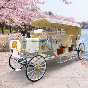 Nouvelle Conception 2026 – Carrosse Électrique Cendrillon Style Moderne Populaire – Chariot Royal à Chevaux Victoria à 4 Roues pour Visites Touristiques – À Vendre - Product Image 1