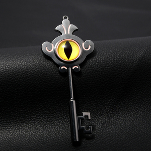 Intera vendita gufo casa Amity chiave magica a forma di ciondolo in metallo accessori Cosplay portachiavi - Product Image 6