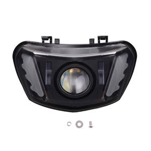 Assemblage de phare LED de moto Yongjin avec anneau de halo blanc pour <span class=keywords><strong>Yamaha</strong></span> <span class=keywords><strong>JOG</strong></span> - Product Image 1