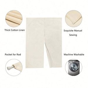 ม่านประตูสไตล์ญี่ปุ่น โนเร็น ป้องกันแสง รักษาความเป็นส่วนตัว ลายพิมพ์ดิจิทัล โพลีเอสเตอร์ ออกแบบเองได้ ตกแต่งร้านอาหารและห้องนั่งเล่น - Product Image 4