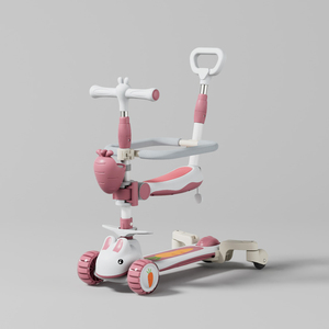 Regolabile in altezza LED leggero per bambini Scooter pieghevole Mini <span class=keywords><strong>Skateboard</strong></span> per ragazze e ragazzi di età compresa tra 6 e 8 anni - Product Image 3