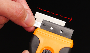 أداة مكشط شفرة حلاقة معدنية قابلة للسداد عالية الجودة سكين غراء سيليكون - Product Image 5