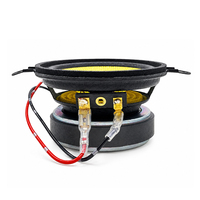 Altavoz para Auto de 3.5 Pulgadas, Altavoz de Rango Medio, Cono Tejido de Kevlar, Impedancia de 4 Ohmios, Sensibilidad de 91dB, Potencia Nominal de 25W, Potencia Máxima de 150W para Auto Audi