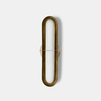 Applique murale en laiton America Design Circuit Sconce APPARATUS
