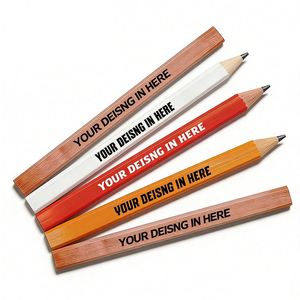 Crayon de charpentier standard HB personnalisé avec logo, grand format carré 24 cm, promotion en gros - Product Image 1