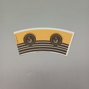 แก้วกระดาษเคลือบ PE เกรดอาหาร พิมพ์ลายได้เอง ด้านเดียว พิมพ์เฟล็กโซกราฟี สำหรับเครื่องดื่มและขนมขบเคี้ยว ขายส่ง - Product Image 4