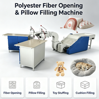 Machine de remplissage de coussins en fibres de polyester pour usine, machine à rembourrer les jouets, personnalisable OEM pour usine de coussins HFC-700-A