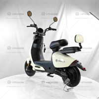 Sepeda Motor Listrik VIMODE Bertenaga Baterai 48V Baru untuk Dewasa, Jarak Tempuh Jauh, Legal di Jalan Raya