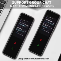 Stylo traducteur mini avec batterie 1200 mAh, traduction vocale IA pour 137 langues, écran IPS, portable