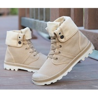 Bottes de randonnée en toile pour hommes, bottes montantes en toile, nouvelle collection d'usine, 2020