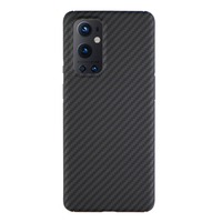 Faible MOQ 1 pièce Étui de téléphone en fibre de carbone sergé 3K pour One Plus 9PRO Caméra Grand Trou 9R