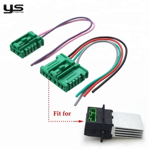 Otomotiv konnektör kablo tesisatı 2 Pin 6 Pin yüksek sıcaklık aşınmaya dayanıklı AC fan motoru fiş araba elektrik kablosu montaj - Product Image 1