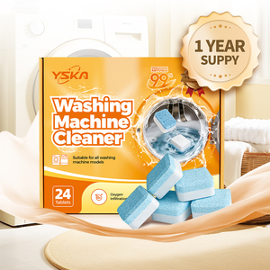 Tablettes nettoyantes pour lave-linge à formule non corrosive, vente en gros d'usine, délai <span class=keywords><strong>de</strong></span> livraison rapide, dropshipping transfrontalier, approvisionnement <span class=keywords><strong>de</strong></span> détail - Product Image 1