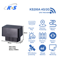 Traceur GPS OBD2 4G LTE, dispositif de suivi de véhicule en temps réel, plug-and-play, localisateur de voiture, gestion de flotte, application PC, Google Maps