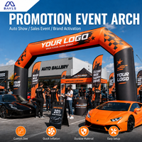 Arche d'Événement Gonflable avec Souffleur Intégré Impression Personnalisée Entrée Promotionnelle pour Activation de Marque