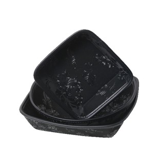 Plateau élégant en cuir imprimé, boîte de rangement rectangulaire 1L pour la maison, le salon, la table basse, décoration - Product Image 4