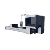 Diskon besar mesin pemotong pipa Laser serat piringan MS aluminium 6000W harga mesin pemotong pipa otomatis penuh