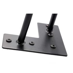 Patas de horquilla para mesa de centro, patas de hierro redondas en forma de <span class=keywords><strong>U</strong></span> V de 16 pulgadas, muebles de <span class=keywords><strong>Metal</strong></span>, banco lateral, patas de horquilla - Product Image 4